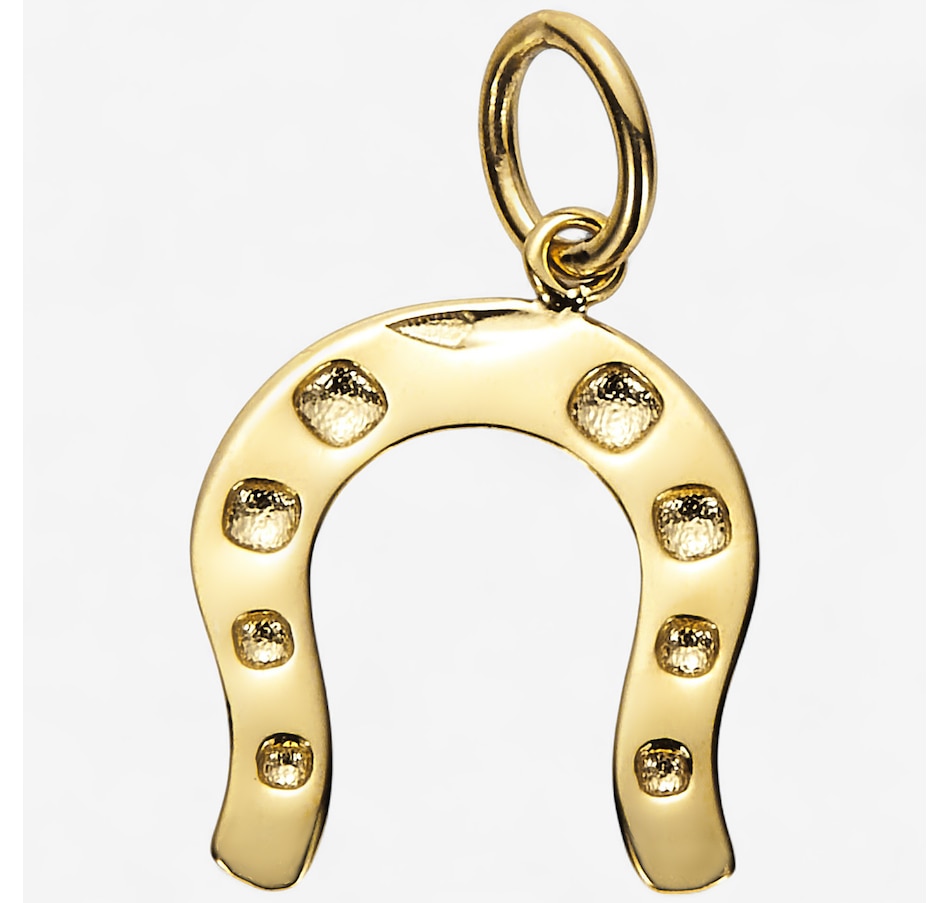 Image 243430.jpg, Product 243-430 / Price $79.99, TruGold 10K Yellow Gold Horseshoe Lucky Pendant from TruGold on TSC.ca's Jewellery department