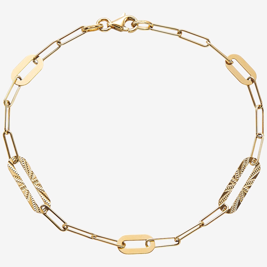 Image 243436.jpg, Product 243-436 / Price $999.99, UNOAERRE 18K Yellow Gold Bracelet with Geometric Station Links from UnoAErre Jewellery on TSC.ca's Jewellery department