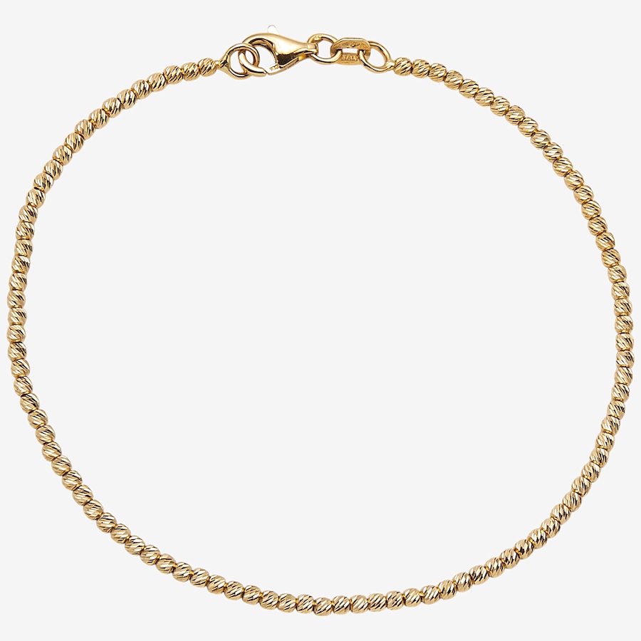Image 243438.jpg, Product 243-438 / Price $999.99, UNOAERRE 18K Yellow Gold Bracelet with Diamond-Cut Beads from UnoAErre Jewellery on TSC.ca's Jewellery department