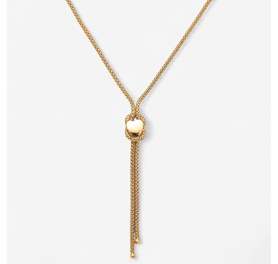 UNOAERRE 18K Yellow Gold Drop Design Necklace