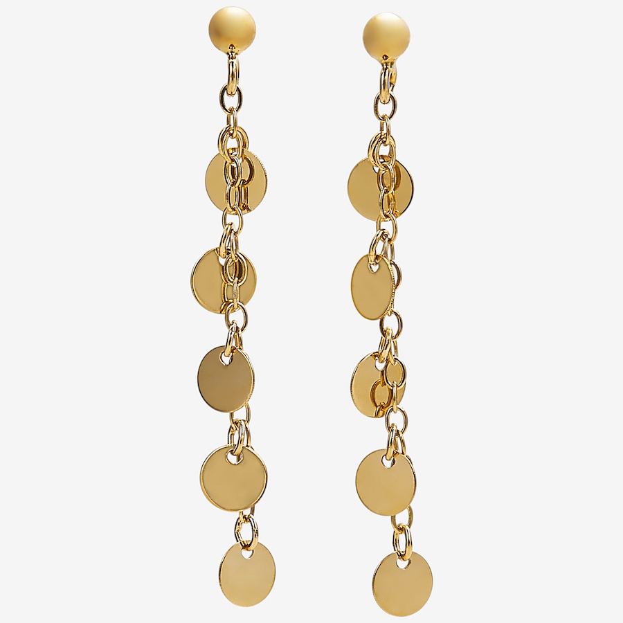 Image 243457.jpg, Product 243-457 / Price $549.99, UNOAERRE 18K Yellow Gold Dangle Earrings with Multiple Hanging Discs from UnoAErre Jewellery on TSC.ca's Jewellery department