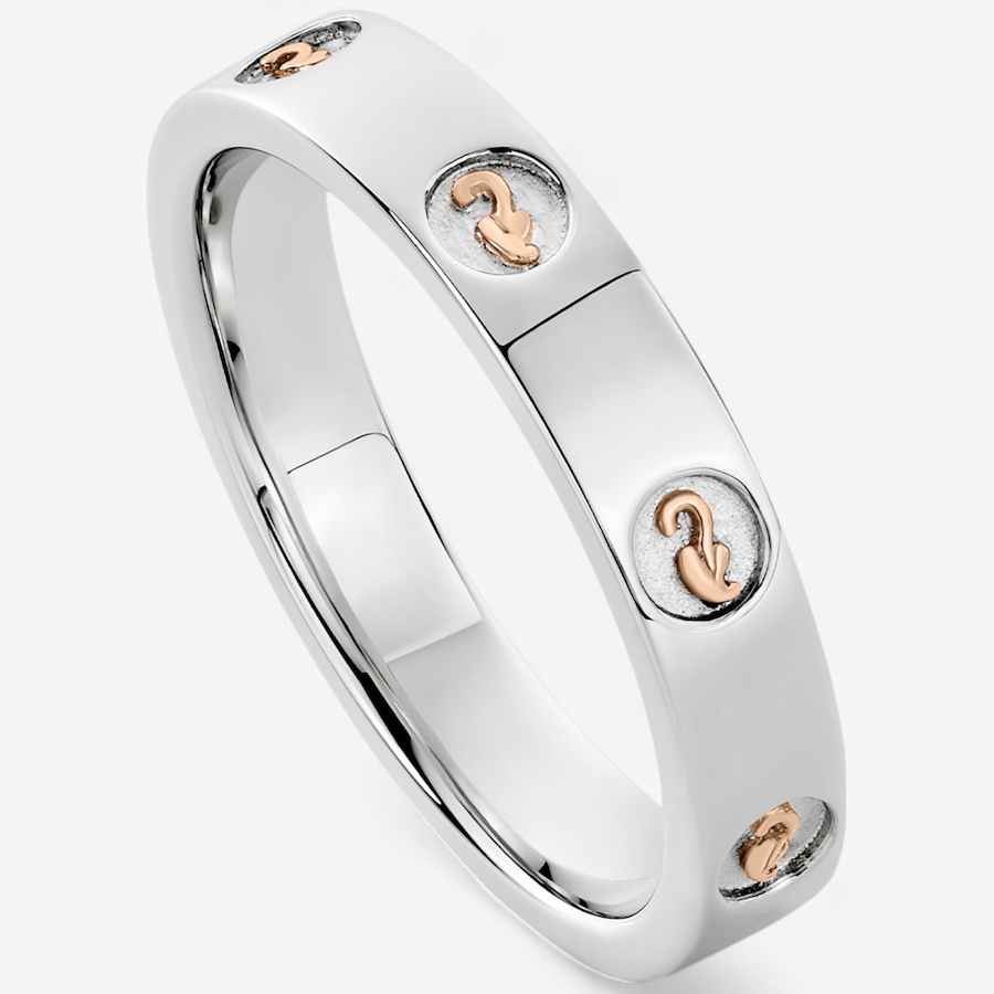 Image 243469.jpg, Product 243-469 / Price $199.99, Clogau Gold Sterling Silver/10K Rose Gold Insignia Slim Band from Clogau Gold on TSC.ca's Jewellery department