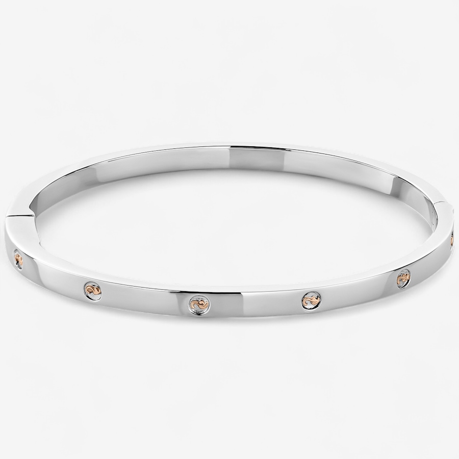 Image 243471.jpg, Product 243-471 / Price $489.99, Clogau Gold Sterling Silver/10K Rose Gold Insignia Slim Bangle from Clogau Gold on TSC.ca's Jewellery department