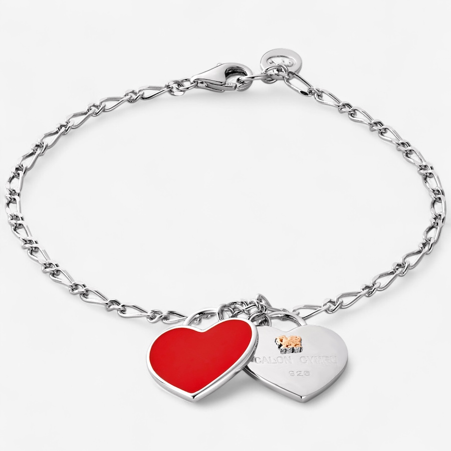 Image 243476.jpg, Product 243-476 / Price $229.99, Clogau Gold Sterling Silver Rose Gold Welsh Double Heart Bracelet from Clogau Gold on TSC.ca's Jewellery department