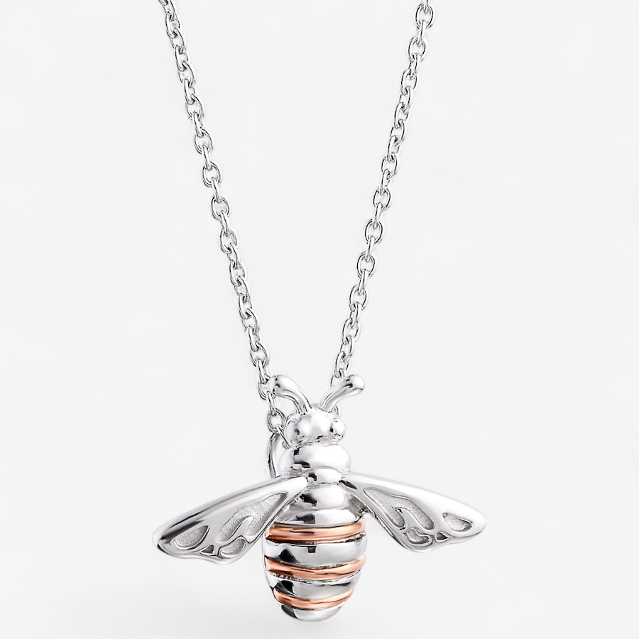Image 243483.jpg, Product 243-483 / Price $289.99, Clogau Gold Sterling Silver/10K Rose Gold Honey Bee Pendant with Chain from Clogau Gold on TSC.ca's Jewellery department