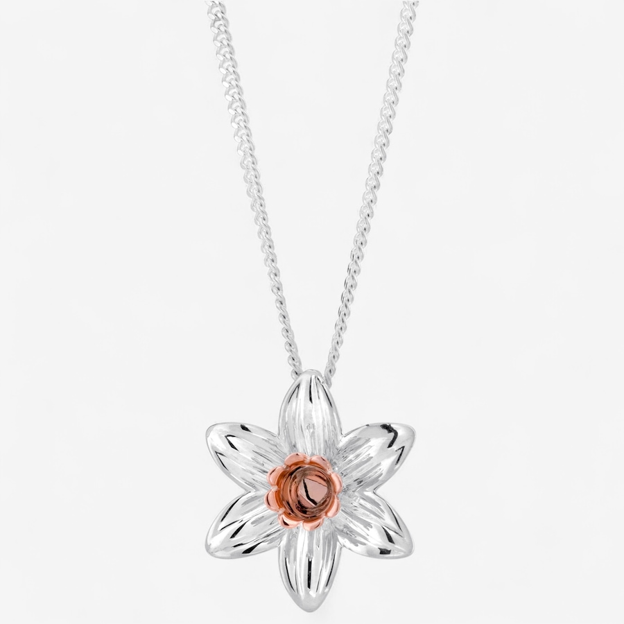 Image 243485.jpg, Product 243-485 / Price $259.99, Clogau Gold Sterling Silver/10K Rose Gold Daffodil Pendant with Chain from Clogau Gold on TSC.ca's Jewellery department