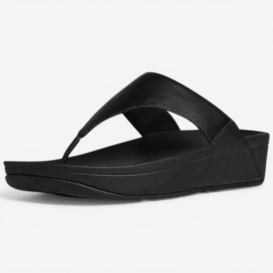 Image 243591_BLK.jpg, Product 243-591 / Price $120.00, FitFlop Lulu Leather Toepost Sandal from FitFlop on TSC.ca's Shoes department