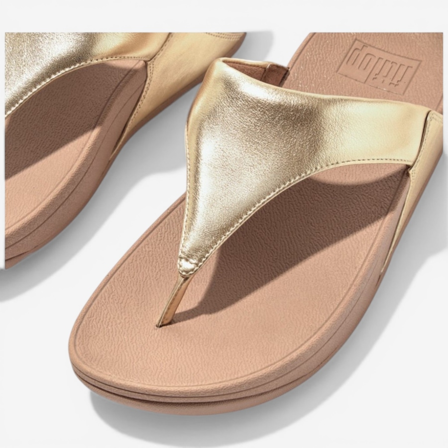 Image 243591_PLTO.jpg, Product 243-591 / Price $120.00, FitFlop Lulu Leather Toepost Sandal from FitFlop on TSC.ca's Shoes department