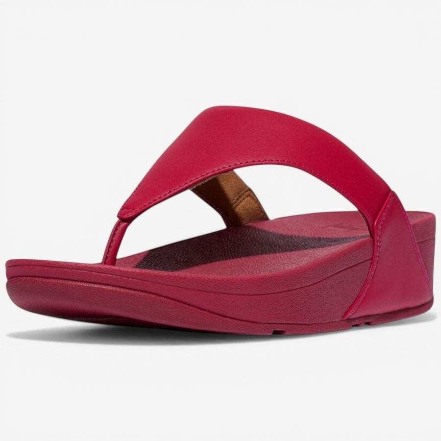 Image 243591_RED.jpg, Product 243-591 / Price $120.00, FitFlop Lulu Leather Toepost Sandal from FitFlop on TSC.ca's Shoes department