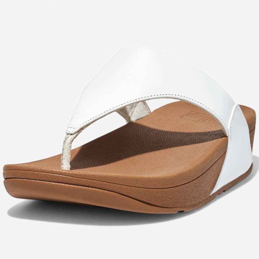 Image 243591_WHT.jpg, Product 243-591 / Price $120.00, FitFlop Lulu Leather Toepost Sandal from FitFlop on TSC.ca's Shoes department