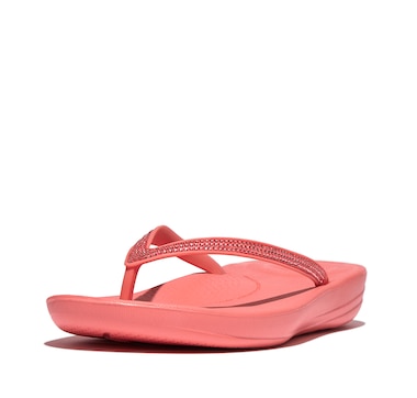 FitFlop iQushion Sparkle Toe Post Flip-Flop