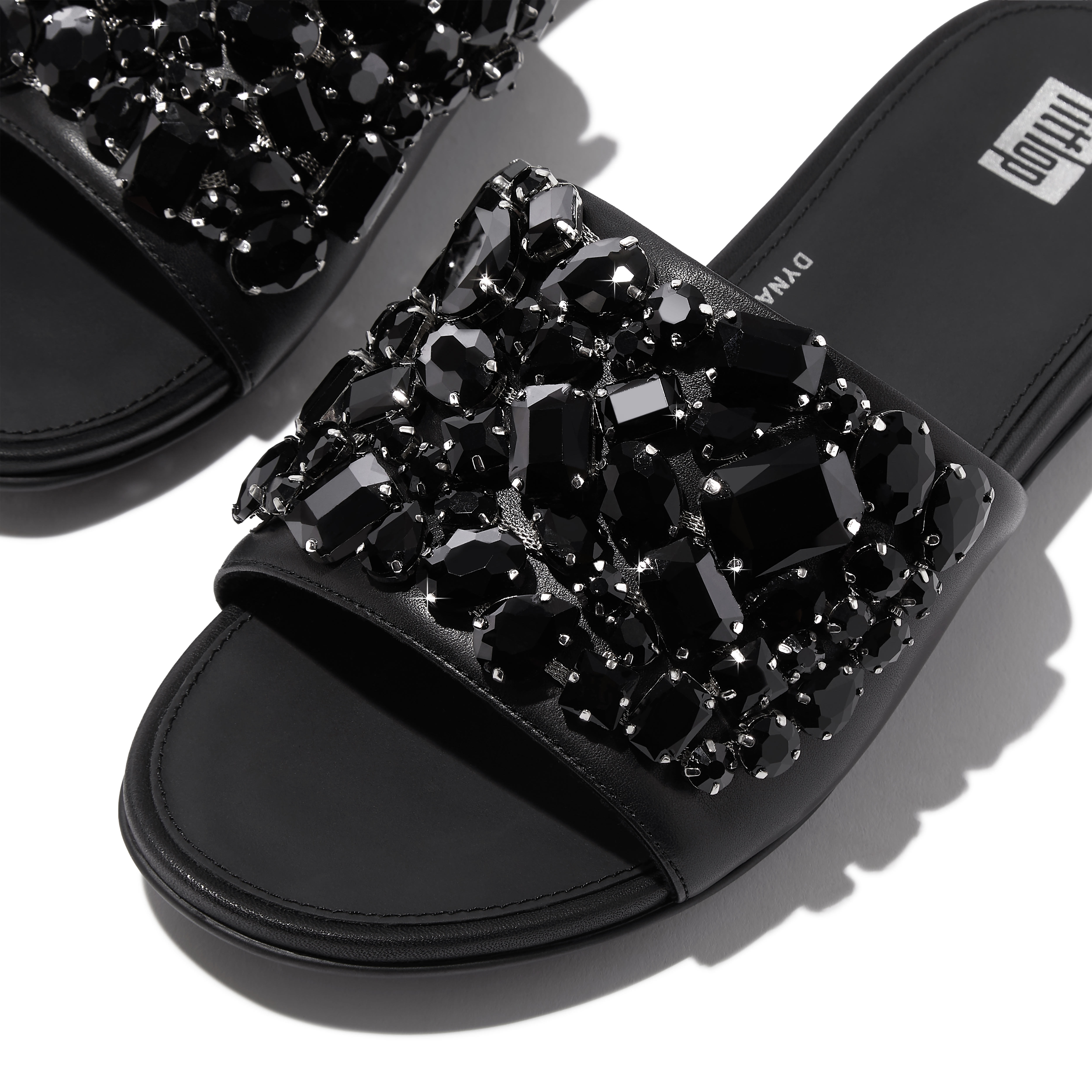 FitFlop Gracie Jewel Deluxe Leather Slide - TSC.ca