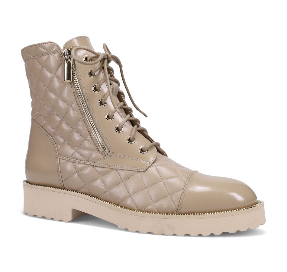 Image 243616_DUN.jpg, Product 243-616 / Price $269.33, Ron White Tiffany Quilted Combat Boot from Ron White on TSC.ca's Shoes department