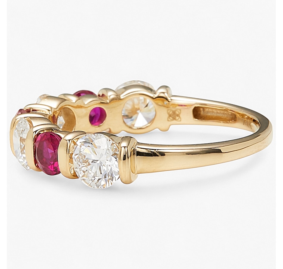 Image 243654_ALTMORE1.jpg, Product 243-654 / Price $1,299.99, EVERA Diamonds 14K Yellow Gold Gemstone & Diamond Band from Evera Diamonds on TSC.ca's Jewellery department