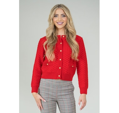 Lisette Textured Naya Cardigan