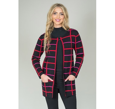 Lisette Treasure Check Cardigan