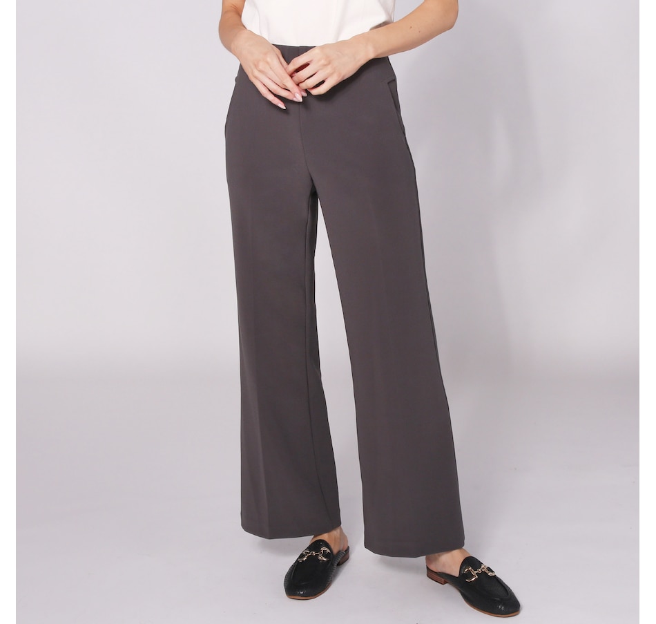 Image 243669_CHR.jpg, Product 243-669 / Price $79.88, Lisette Jolie Wide Leg Crepe Pant with Slanted Pockets from Lisette L Montreal on TSC.ca's Fashion department