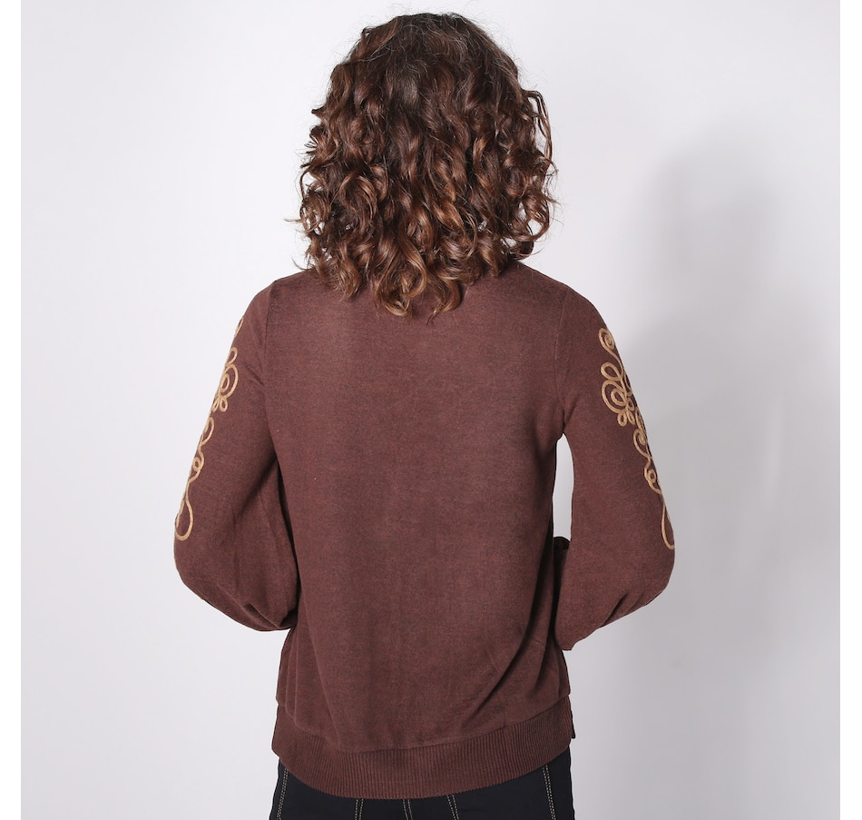 Image 243710_ALTMORE1.jpg, Product 243-710 / Price $29.33, Diane Gilman Embroidered Sleeve Pullover from DG2 by Diane Gilman on TSC.ca's Fashion department