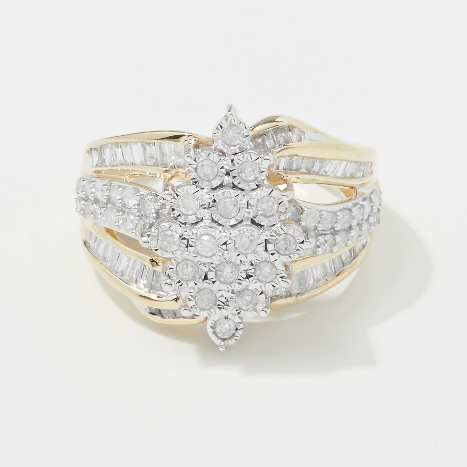 10K Yellow Gold 1.00ctw Diamond Ring