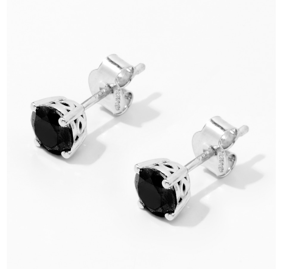 Image 243751_ALTMORE4.jpg, Product 243-751 / Price $179.99 - $279.99, Colours of Diamonds Sterling Silver Black Diamond Stud Earrings from Colours of Diamonds on TSC.ca's Jewellery department