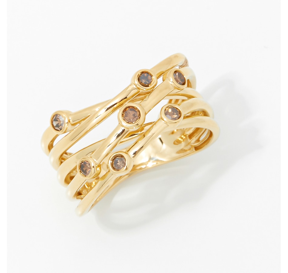 Image 243760_CHMGP.jpg, Product 243-760 / Price $99.33, Colours of Diamonds Sterling Silver 0.25 ctw Diamond Ring from Colours of Diamonds on TSC.ca's Jewellery department