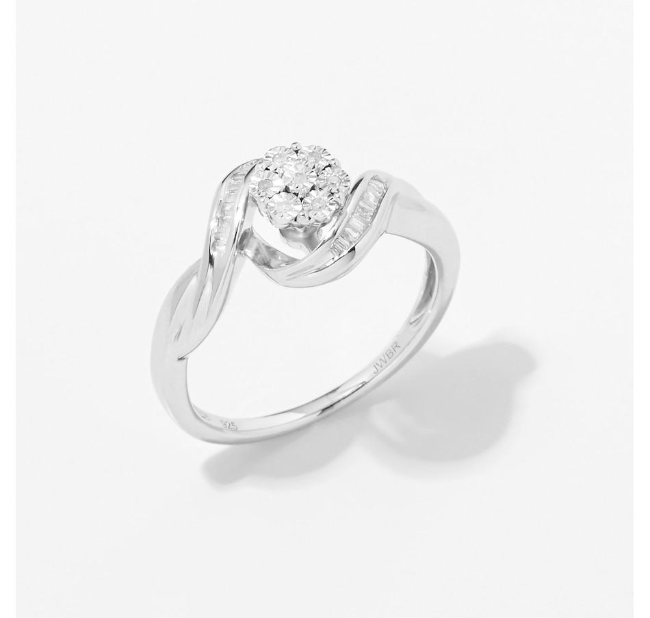 Image 243774.jpg, Product 243-774 / Price $89.99, Colours of Diamonds Sterling Silver 0.10 ctw Diamond Ring from Colours of Diamonds on TSC.ca's Jewellery department