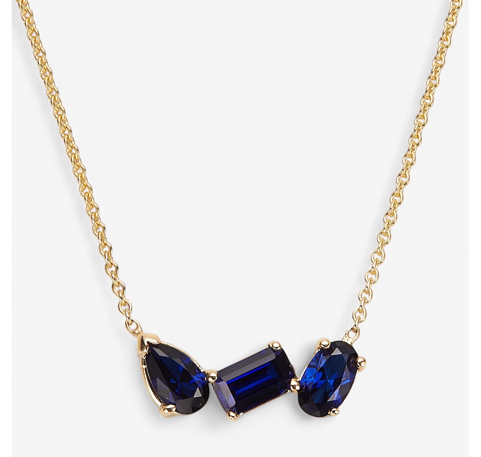 Image 243914_BSA.jpg, Product 243-914 / Price $899.99, EVERA Diamonds 14K Yellow Gold Multi Shape Gemstone Necklace from Evera Diamonds on TSC.ca's Jewellery department