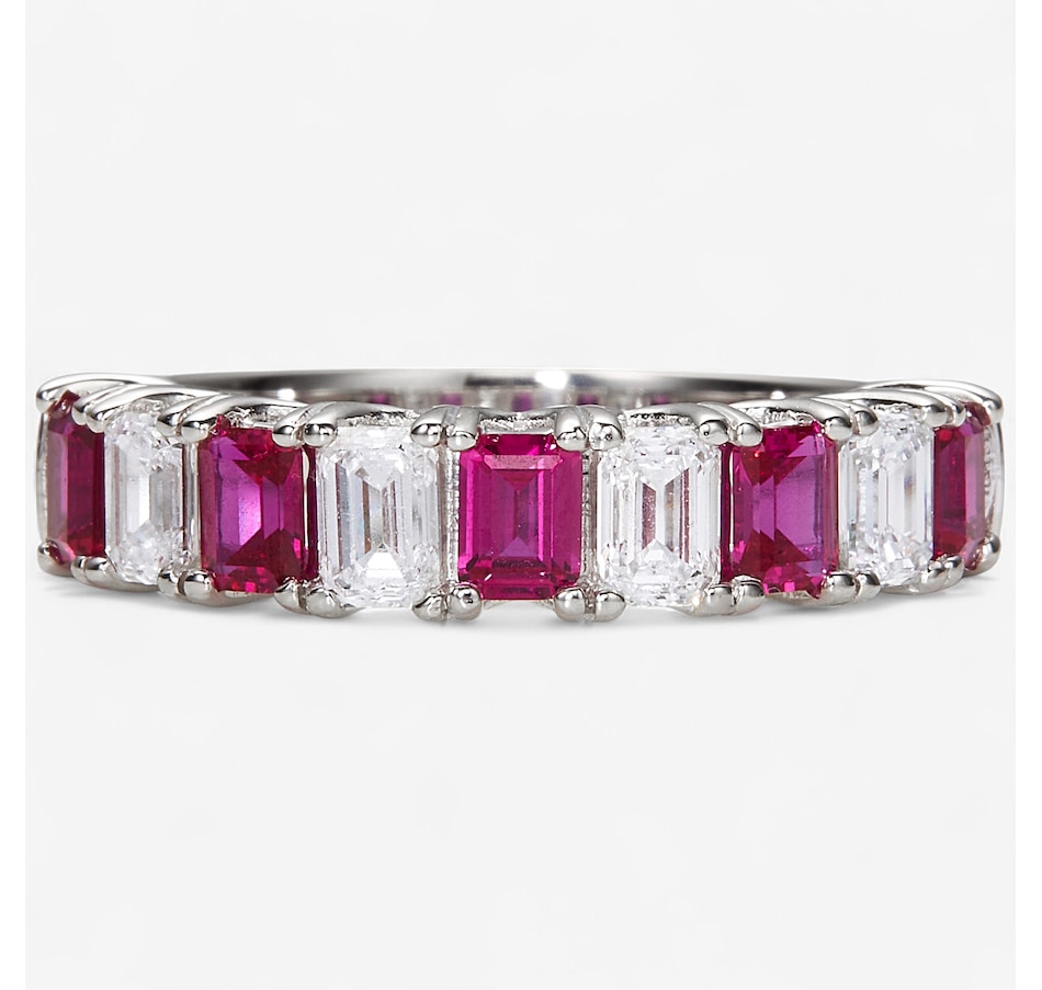 Image 243915_WGRBY.jpg, Product 243-915 / Price $1,899.99, EVERA Diamonds 14K Gold Emerald Cut Gemstone & Diamond Band from Evera Diamonds on TSC.ca's Jewellery department
