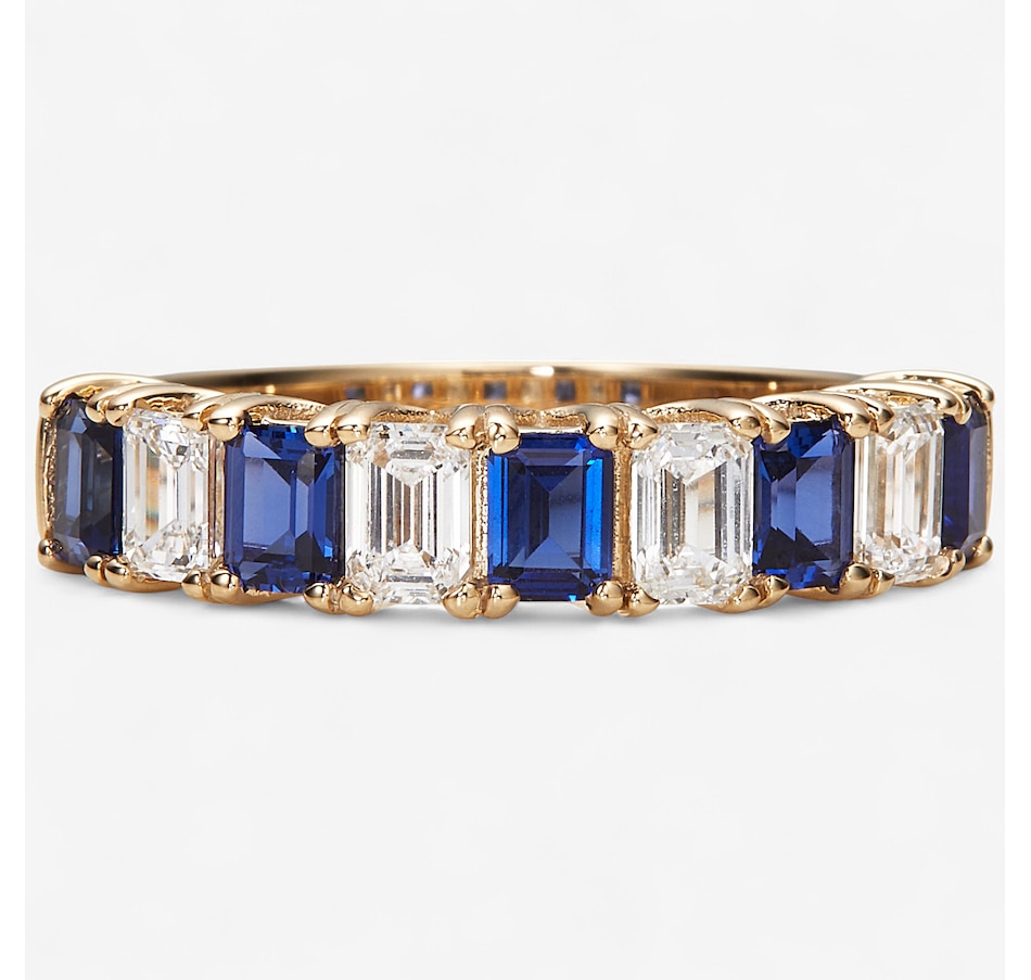Image 243915_YGBSA.jpg, Product 243-915 / Price $1,899.99, EVERA Diamonds 14K Gold Emerald Cut Gemstone & Diamond Band from Evera Diamonds on TSC.ca's Jewellery department