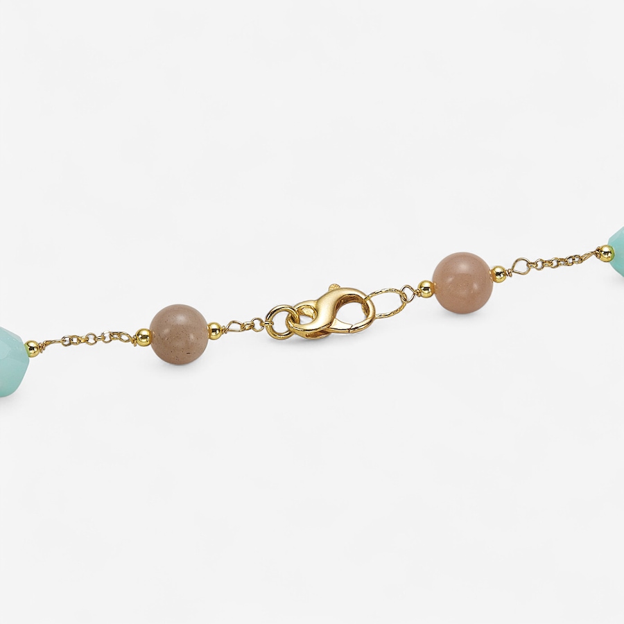 Image 243917_ALTMORE2.jpg, Product 243-917 / Price $749.99, Cristiana Jewels Sterling Silver Gold Plate Sunstone, Pearls and Zircon Necklace from Cristiana Jewels on TSC.ca's Jewellery department