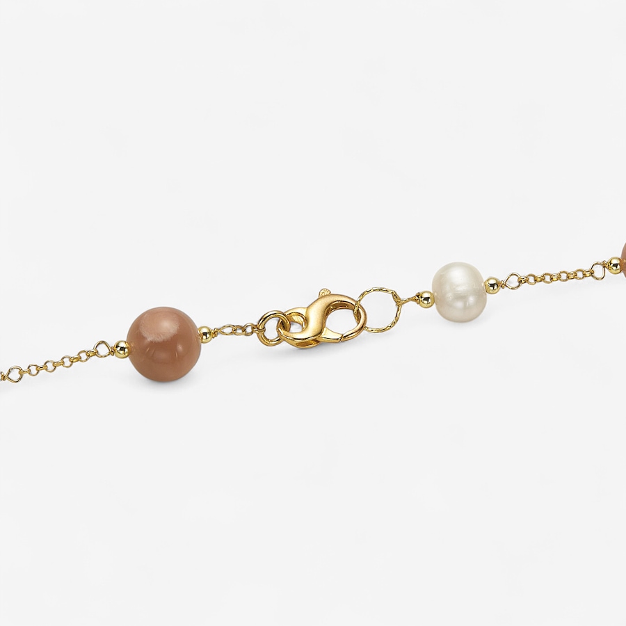 Image 243918_ALTMORE2.jpg, Product 243-918 / Price $479.99, Cristiana Jewels Sterling Silver Gold Plate Sunstone Pearl Necklace from Cristiana Jewels on TSC.ca's Jewellery department