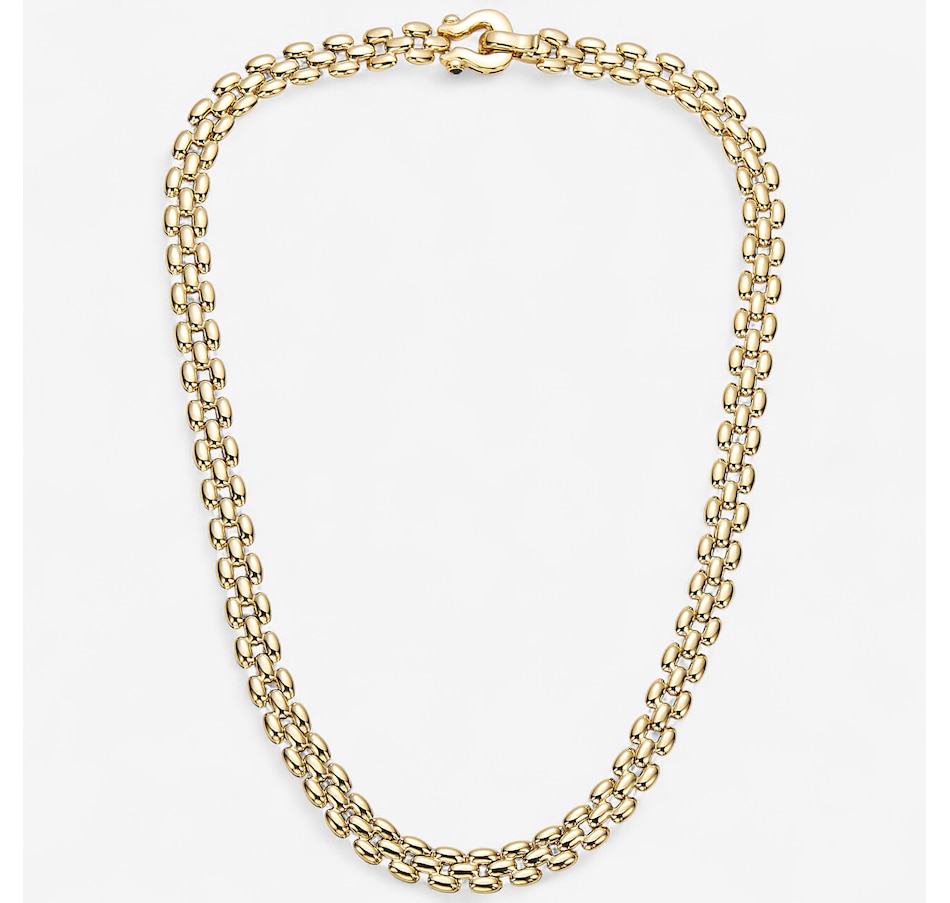 Image 243929_YGP.jpg, Product 243-929 / Price $389.99, Cristiana Jewels Sterling Silver Panther Necklace With Black Spinel from Cristiana Jewels on TSC.ca's Jewellery department