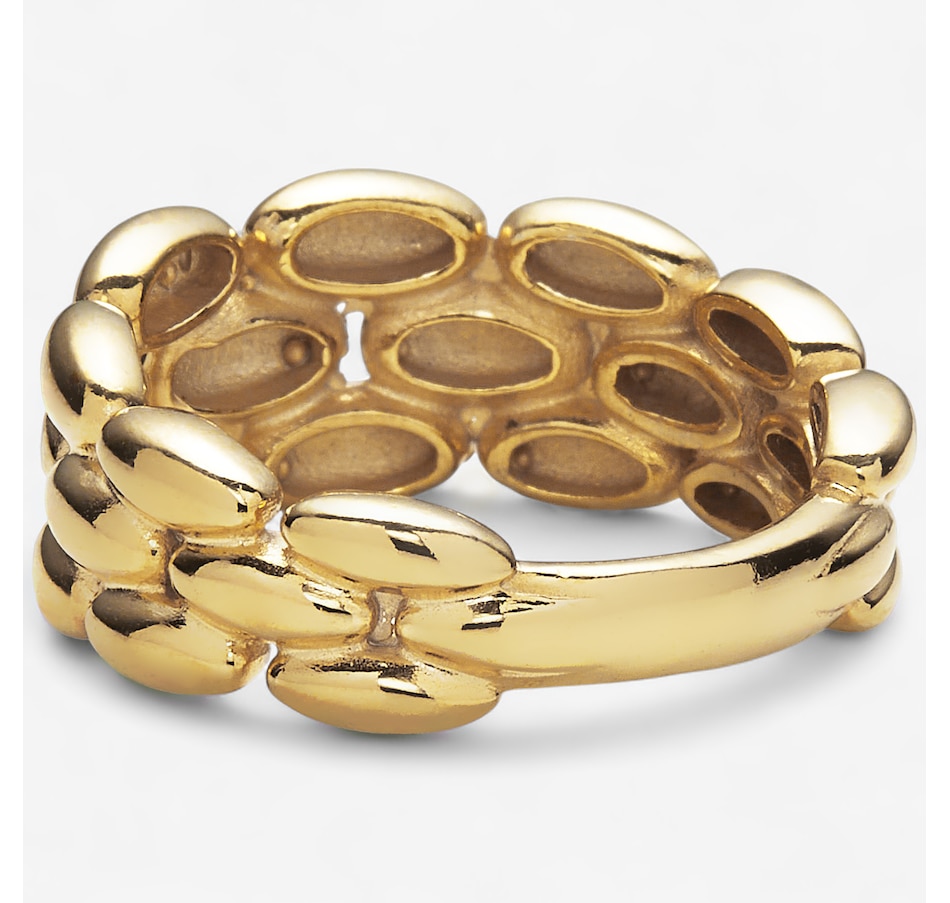 Image 243931_ALTMORE1.jpg, Product 243-931 / Price $179.99, Cristiana Jewels Sterling Silver Yellow Gold Plated Link Design Ring from Cristiana Jewels on TSC.ca's Jewellery department