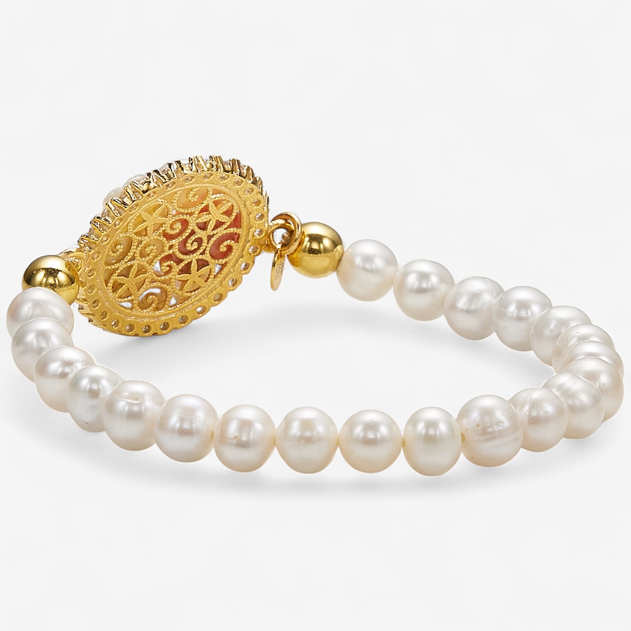 Image 243936_ALTMORE1.jpg, Product 243-936 / Price $379.99, Cristiana Jewels Sterling Silver Yellow Gold Plated Freshwater Pearls Flower from Cristiana Jewels on TSC.ca's Jewellery department