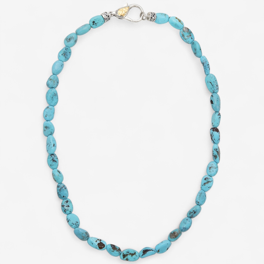 Image 243972_ALTMORE1.jpg, Product 243-972 / Price $329.99 - $389.99, Samuel B Collection Sterling Silver Kingsman Turquoise Nugget Necklace from Samuel B. Collection on TSC.ca's Jewellery department