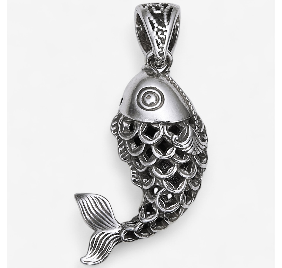 Image 243975.jpg, Product 243-975 / Price $119.99, Samuel B Collection Sterling Silver Koi Fish Pendant from Samuel B. Collection on TSC.ca's Jewellery department