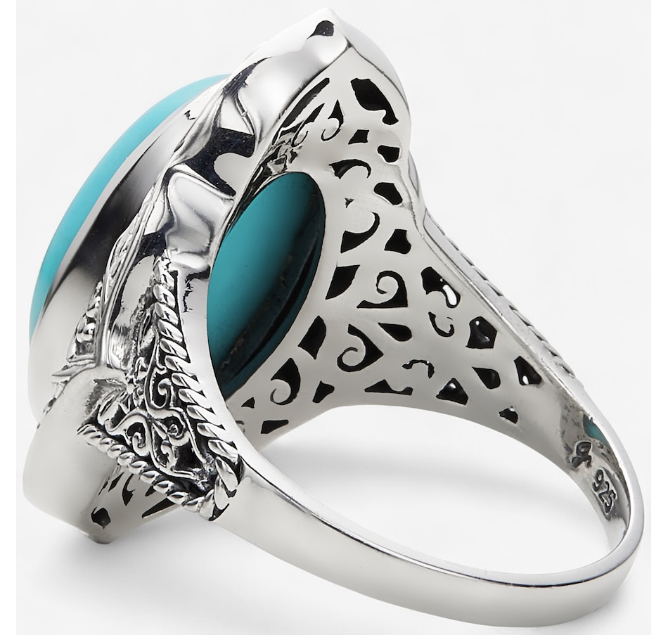 Image 243983_ALTMORE1.jpg, Product 243-983 / Price $329.99, Samuel B. Collection Sterling Silver Oval Campitos Turquoise Ring from Samuel B. Collection on TSC.ca's Jewellery department