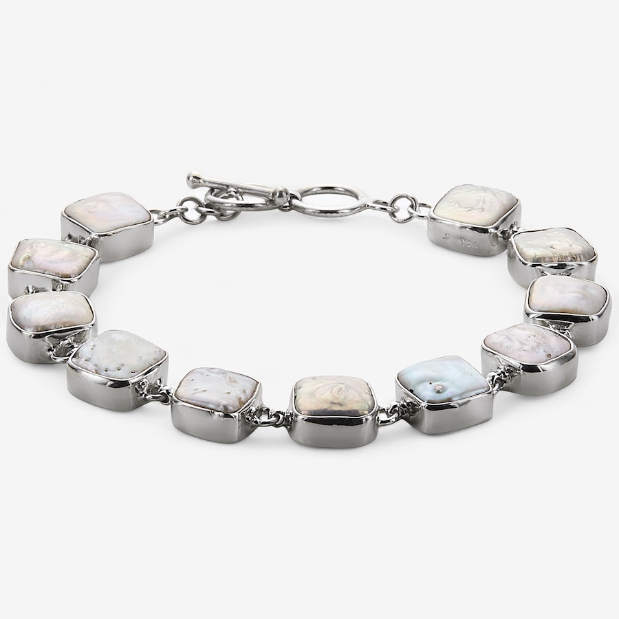 Image 243989_ALTMORE1.jpg, Product 243-989 / Price $279.99, Samuel B. Collection Sterling Silver White Biwa Pearl Bracelet from Samuel B. Collection on TSC.ca's Jewellery department