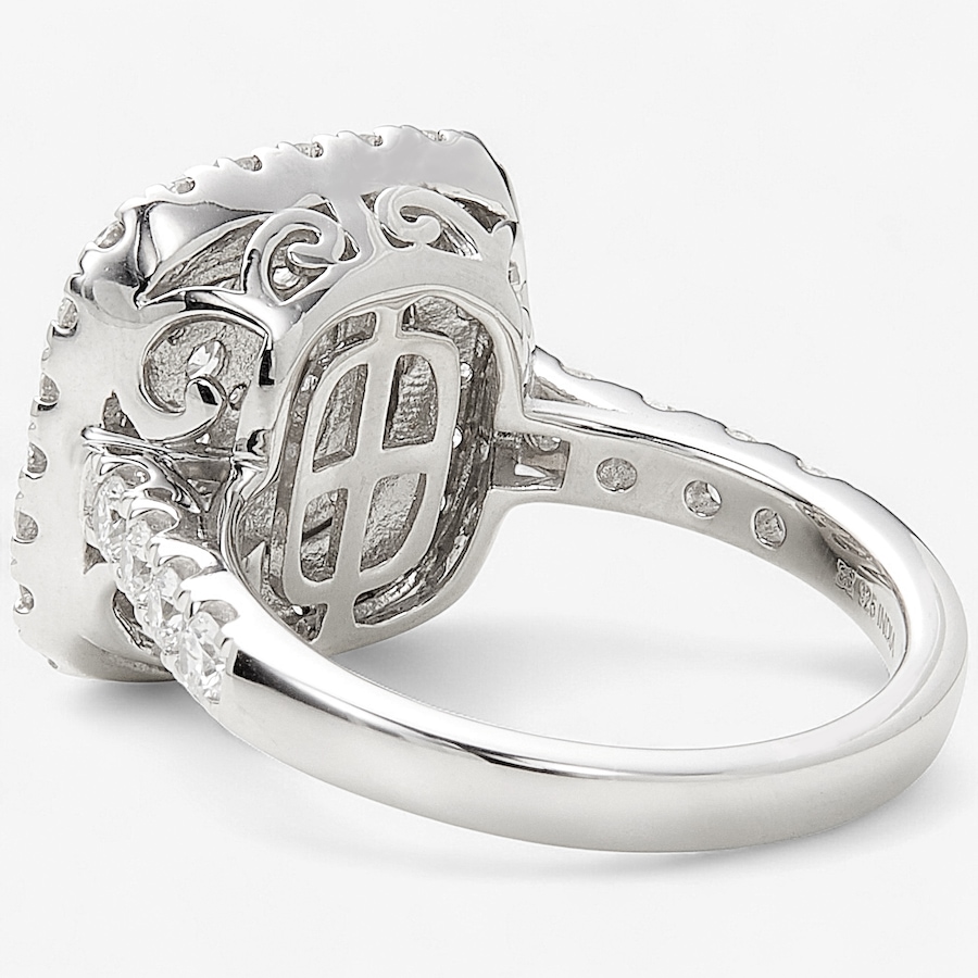Image 244015_ALTMORE1.jpg, Product 244-015 / Price $799.99, EVERA Diamonds Sterling Silver Rhodium Plate Shaped Diamond Ring from Evera Diamonds on TSC.ca's Jewellery department