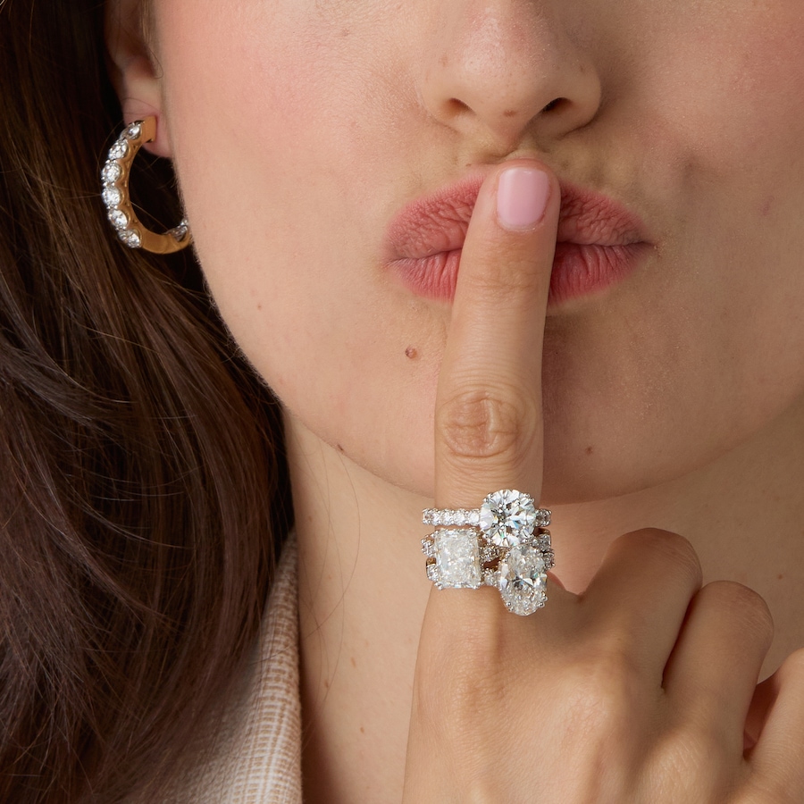 Image 244016_ALTMORE204.jpg, Product 244-016 / Price $5,499.99, EVERA Diamonds 14K Gold 4.00 ctw Shaped Diamond Ring from Evera Diamonds on TSC.ca's Jewellery department