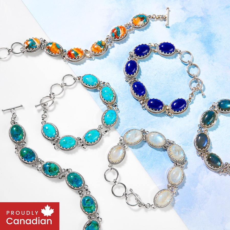 Image 244020_ALTMORE100.jpg, Product 244-020 / Price $199.88, Himalayan Gems Sterling Silver Gemstone Bracelet from Himalayan Gems on TSC.ca's Jewellery department