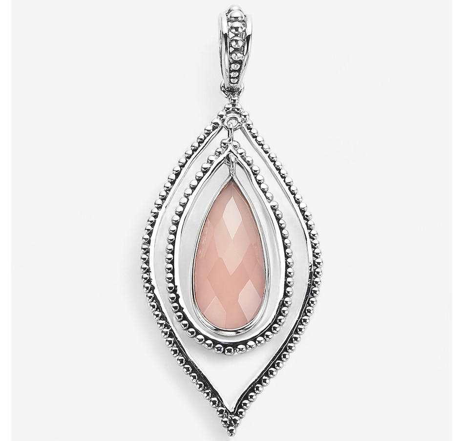 Image 244024_PNK.jpg, Product 244-024 / Price $129.99, Himalayan Gems Sterling Silver Teardrop Chalcedony Pendant from Himalayan Gems on TSC.ca's Jewellery department