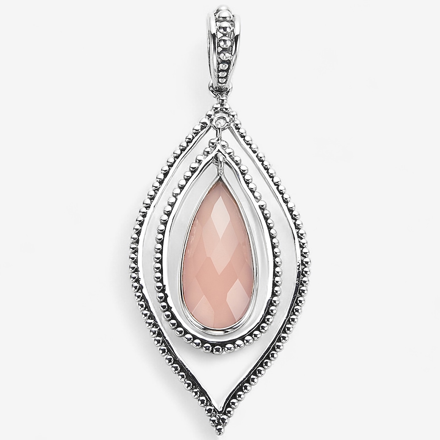 Image 244024_PNK.jpg, Product 244-024 / Price $149.99, Himalayan Gems Sterling Silver Teardrop Chalcedony Pendant from Himalayan Gems on TSC.ca's Jewellery department