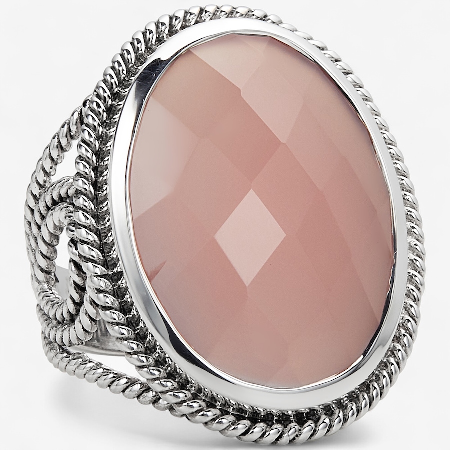 Image 244025_PNK.jpg, Product 244-025 / Price $99.33, Himalayan Gems Sterling Silver Oval Chalcedony Bold Ring from Himalayan Gems on TSC.ca's Jewellery department