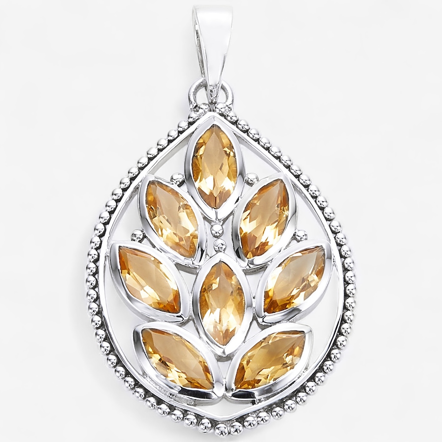 Image 244027_CIT.jpg, Product 244-027 / Price $119.33, Himalayan Gems Sterling Silver Gemstone Leaf Pendant from Himalayan Gems on TSC.ca's Jewellery department