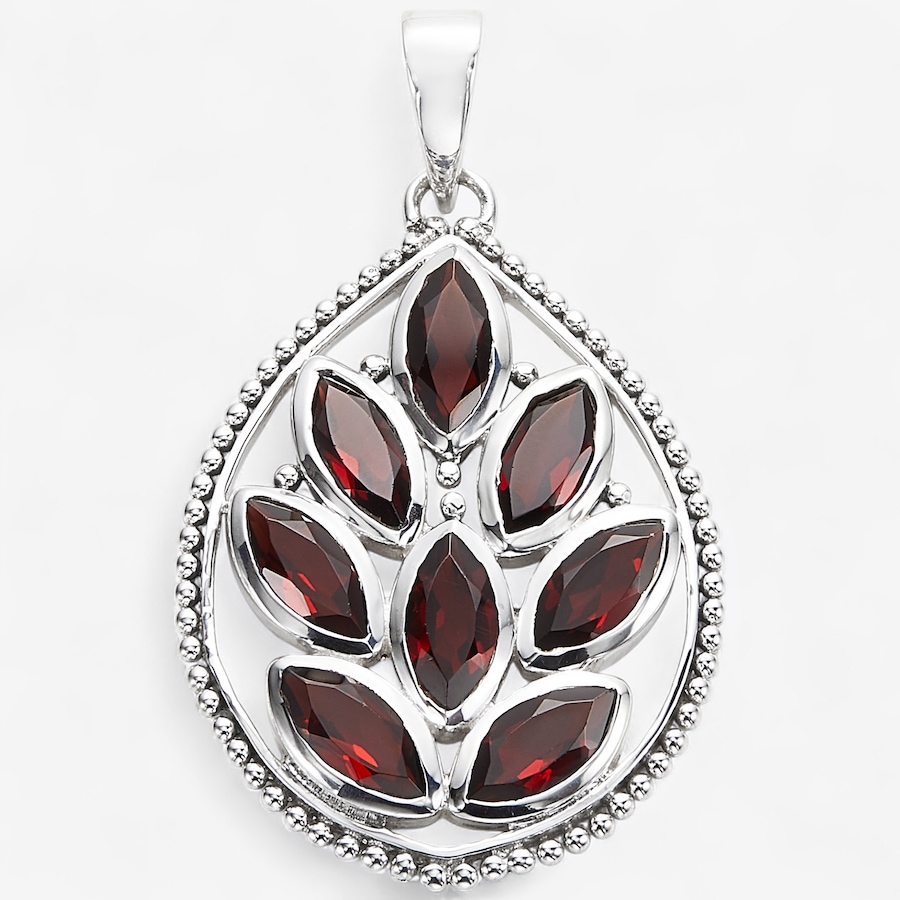 Image 244027_GAR.jpg, Product 244-027 / Price $119.33, Himalayan Gems Sterling Silver Gemstone Leaf Pendant from Himalayan Gems on TSC.ca's Jewellery department