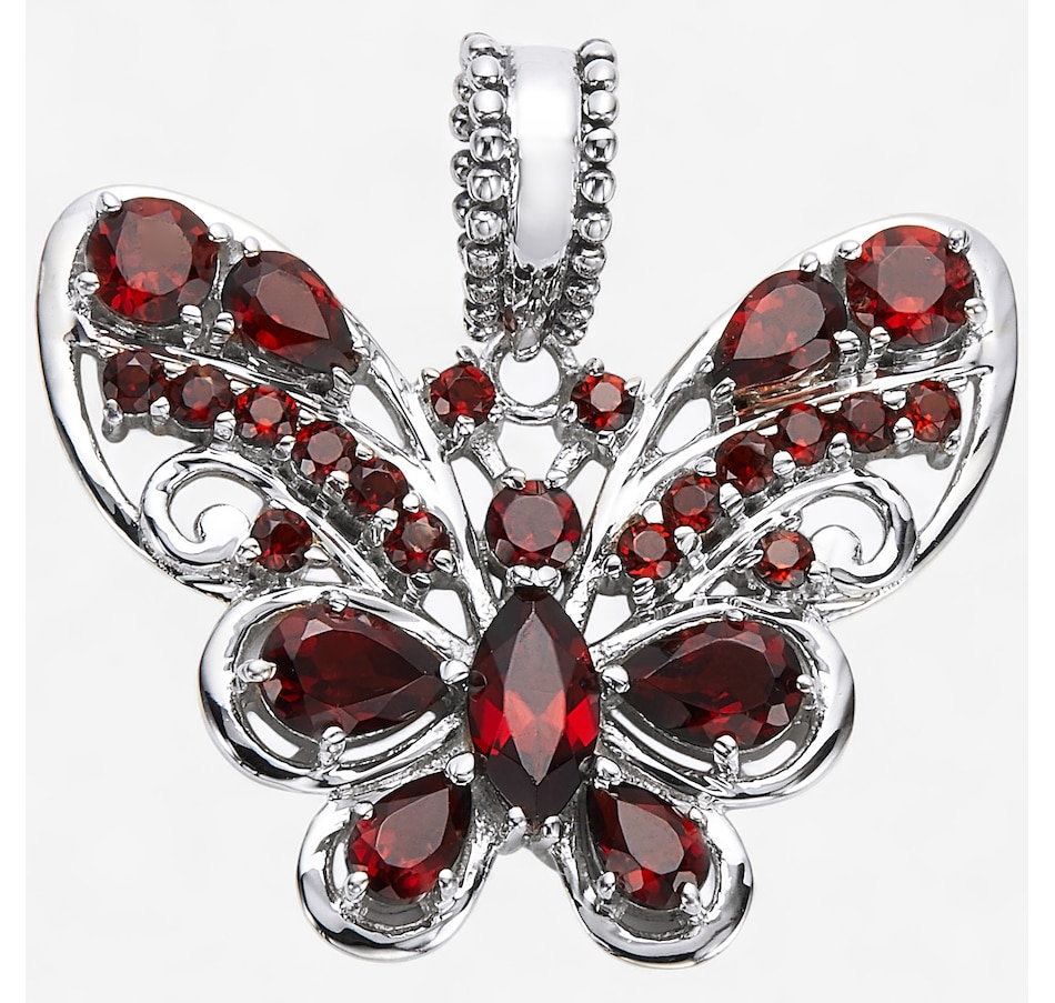 Image 244030_GAR.jpg, Product 244-030 / Price $199.99, Himalayan Gems Sterling Silver Gemstone Butterfly Pendant from Himalayan Gems on TSC.ca's Jewellery department