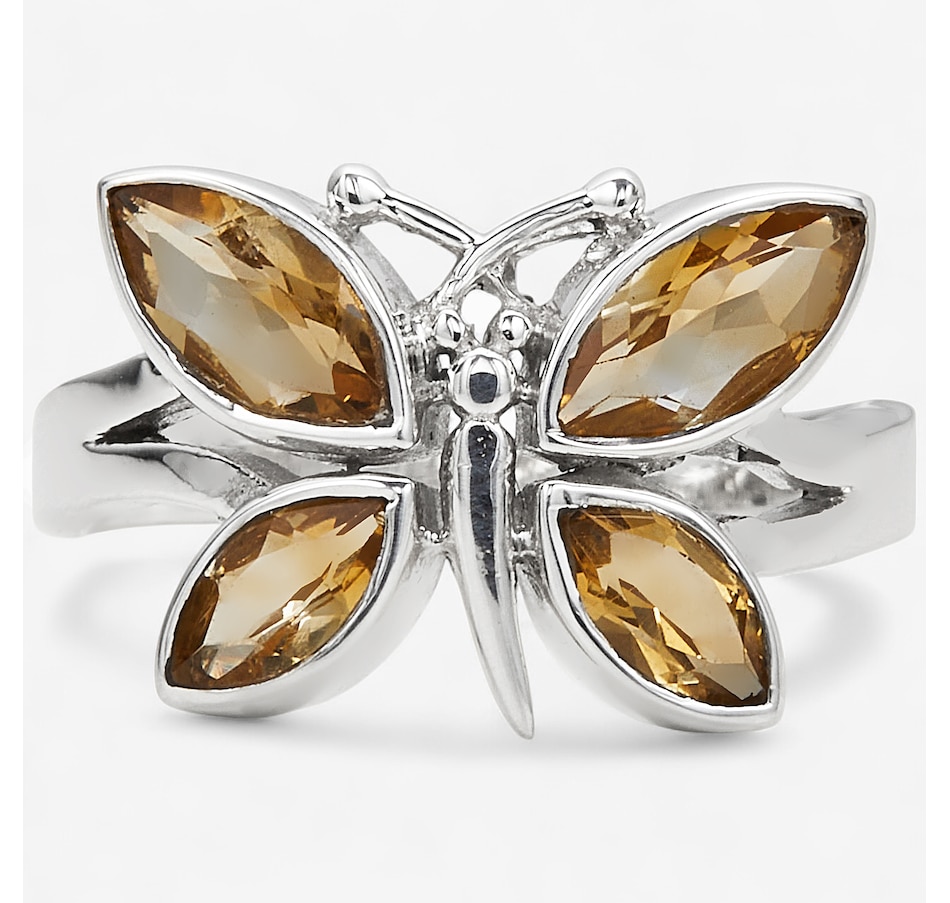 Image 244031_CIT.jpg, Product 244-031 / Price $99.99, Himalayan Gems Sterling Silver Gemstone Butterfly Ring from Himalayan Gems on TSC.ca's Jewellery department