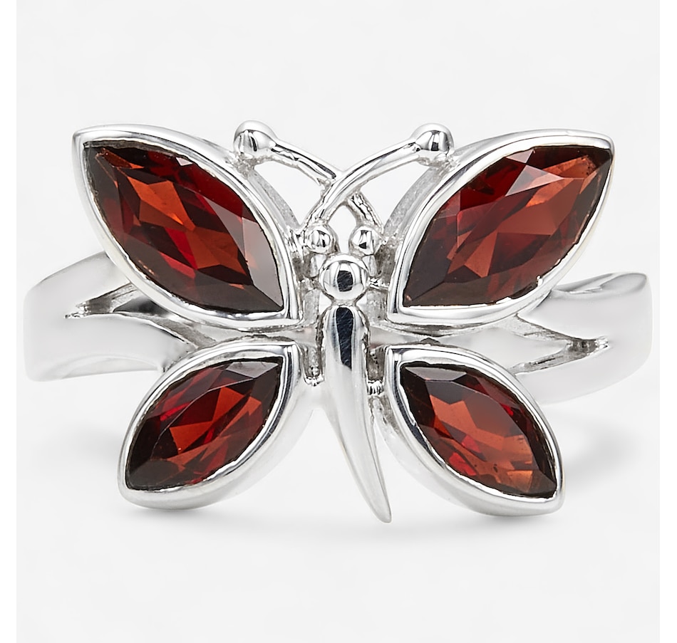 Image 244031_GAR.jpg, Product 244-031 / Price $99.99, Himalayan Gems Sterling Silver Gemstone Butterfly Ring from Himalayan Gems on TSC.ca's Jewellery department