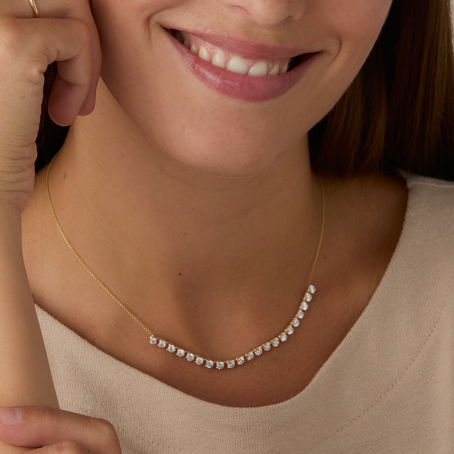 Image 244039_ALTMORE201.jpg, Product 244-039 / Price $2,799.99, EVERA Diamonds Couture Collection 14K Yellow Gold 2.94 ctw Diamond Necklace from Evera Diamonds on TSC.ca's Jewellery department